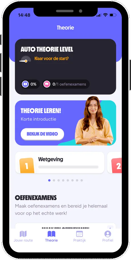 LeerlingApp – theorie leren met deeltoetsen